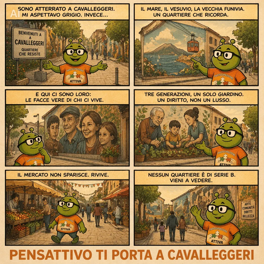 Fumetto PensAttivo: PensAttivo ti porta a Cavalleggeri
