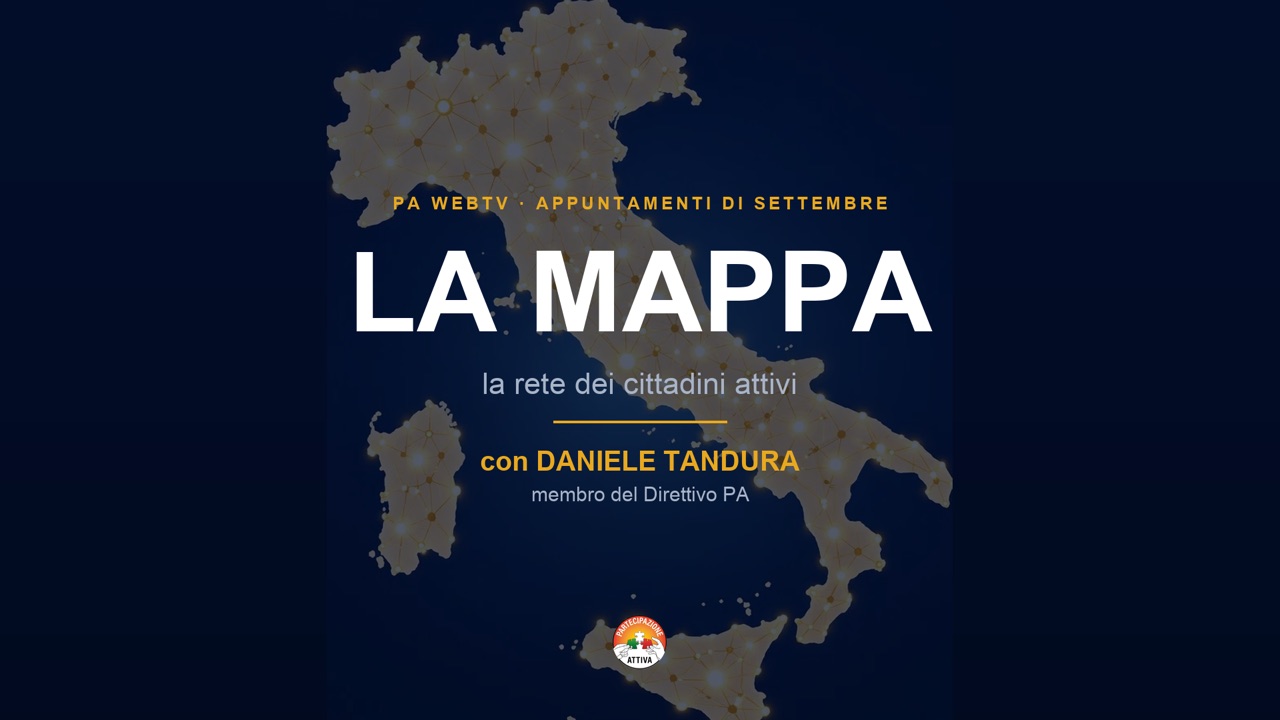 La Mappa &mdash; la rete dei cittadini attivi, con Daniele Tandura