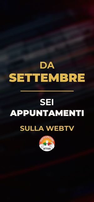 Da settembre, sei appuntamenti sulla WebTV